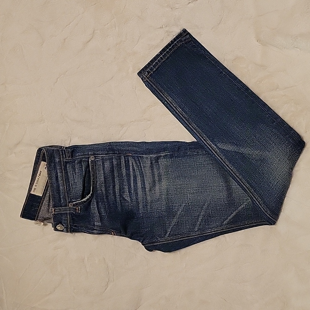 Rag & Bone The Dre Low Rise Straight Boyfriend Jeans Size 26
